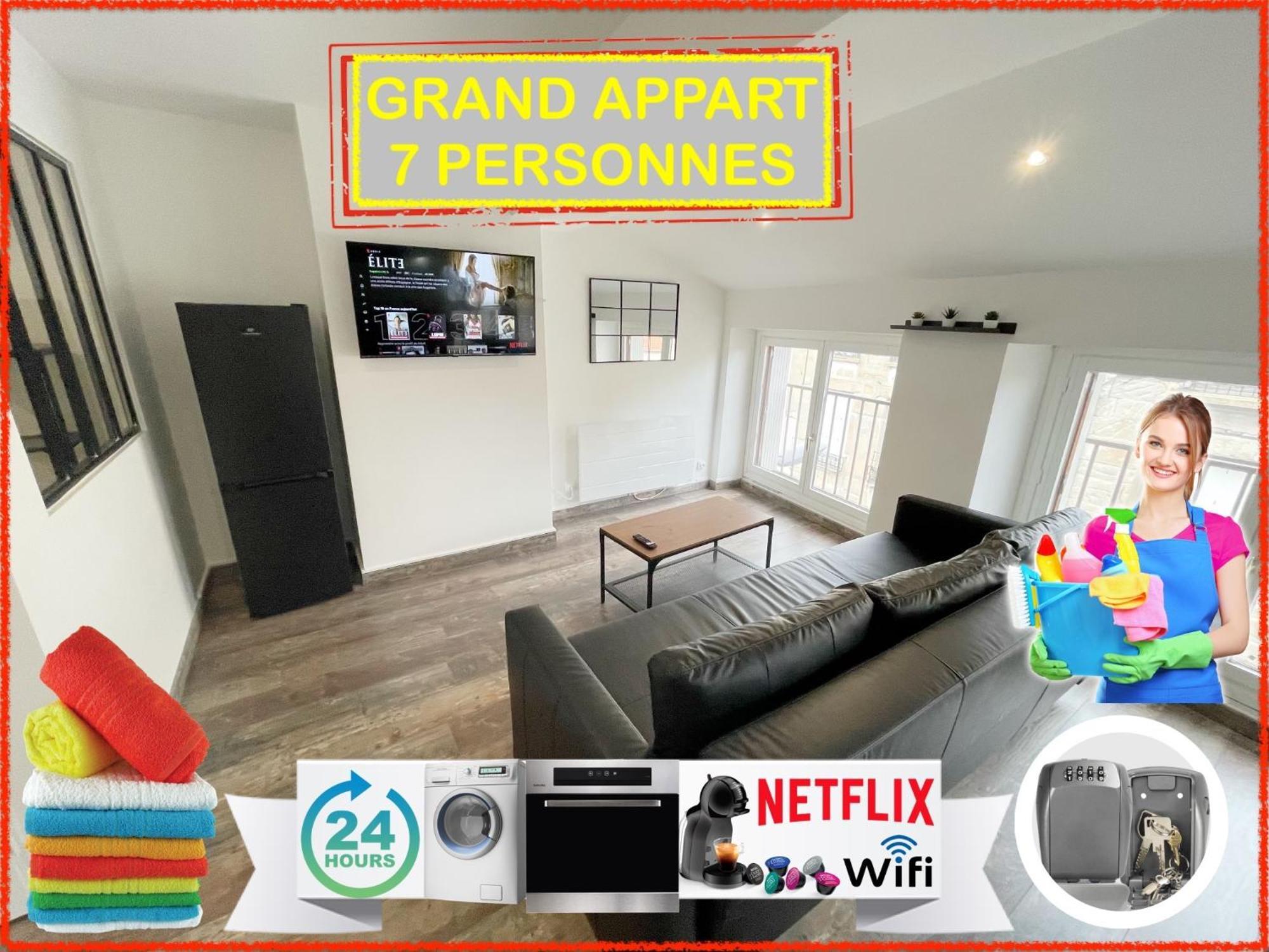 017 Chic & Cosy F2 53M2 Hypercentre Wifi Smart Tv Netflix Appartement Saint-Etienne  Buitenkant foto